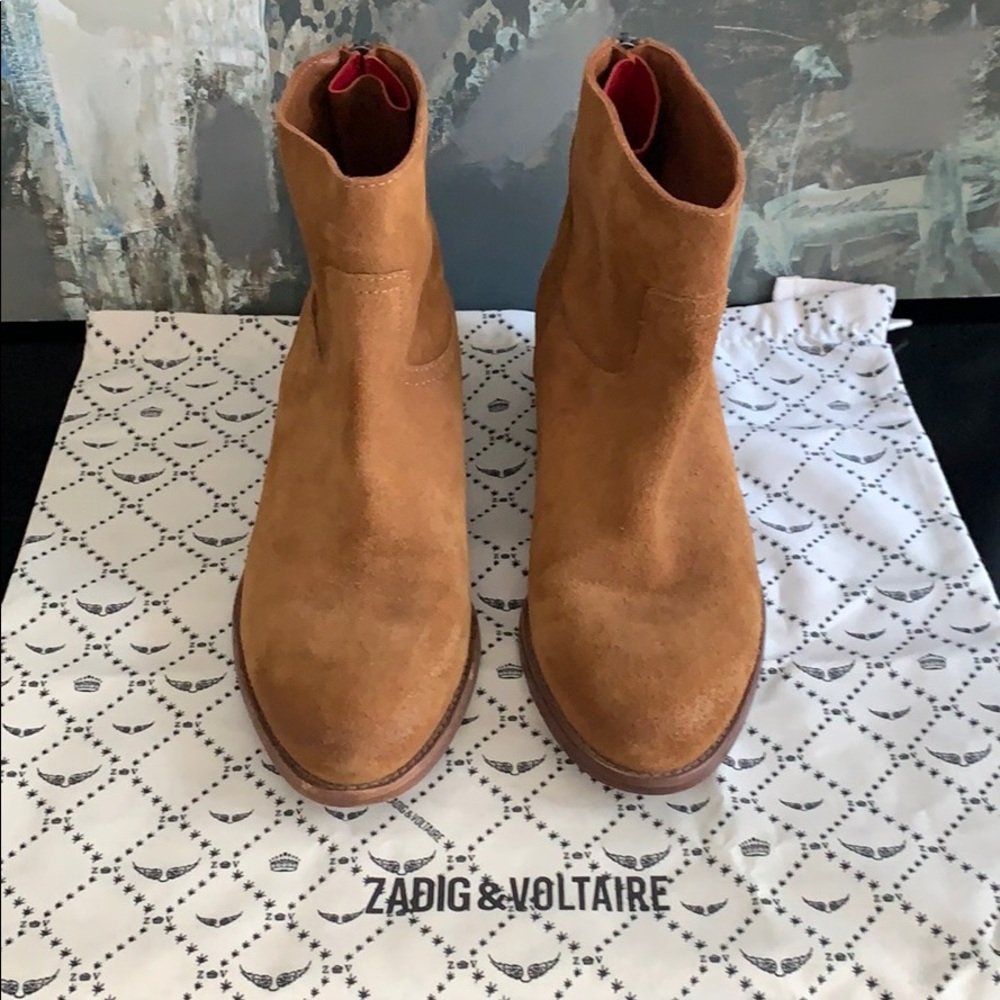 Zadig & Voltaire Tan “teddy” Boots